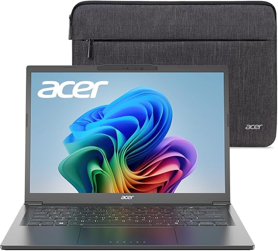 Acer Aspire 14 AI Copilot+ PC - Intel Core Ultra 5 226V & 14 WUXGA Touch - NPU: Up to 40 Tops - GPU: Up to 53 Tops | Intel Arc 130V | 16GB LPDDR5X | 1TB Gen 4 SSD | Wi-Fi 6E | A14-52MT-59DP