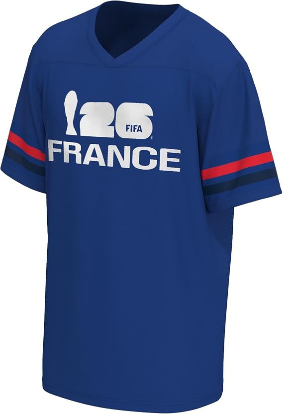 Outerstuff FIFA World Cup 2026 Mens Short Sleeve V-Neck Football Jersey
