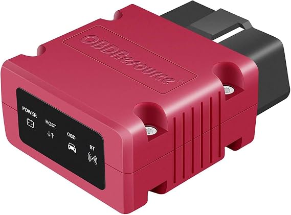 OBDResource OBD2 Scanner Bluetooth Auto Diagnostic Tool for iOS & Android | Bluetooth 4.0 Automotive Scan Tool for iOS & Android Device Car Code Reader Check Engine Light Supports Torque, FasLink app