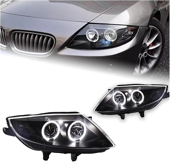 Car Styling LED Headlight Compatible For BMW Z4 Headlights 2003-2008 E85 DRL Hid Head Lamp Angel Eye Bi Xenon Beam Accessories