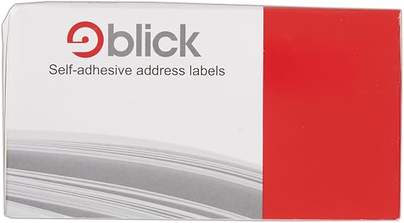 Blick RS21155 80mm x 120mm Address Label,White