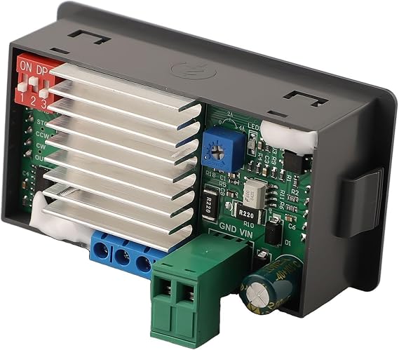 Stepper Motor Driver Controller Module for 42/57 for Nema17/23 Motors - DC 10-30V Max with Reverse Pulse Control, Adjustable Delay/Angle/Cycles, Serial