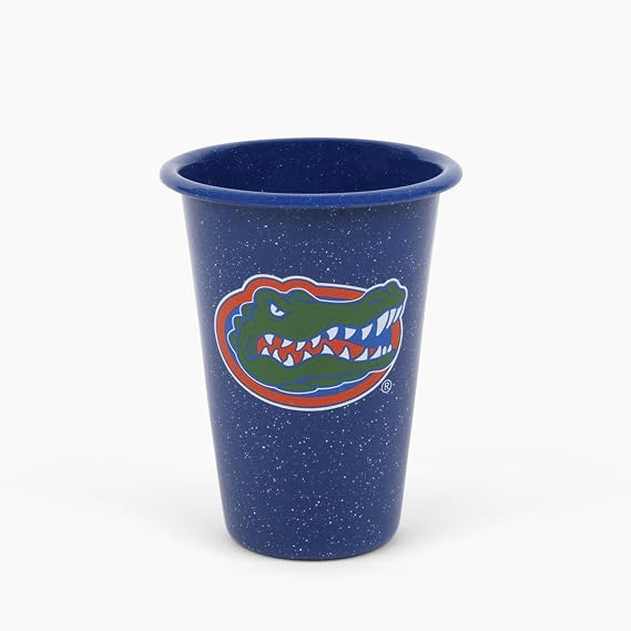Crow Canyon Home University of Florida (UF) Gators Enamelware 14oz Tumbler