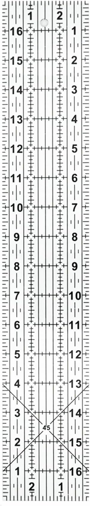 Quilting Ruler,Quilting Templates,Sewing Quilt Rulers,Acrylic Curved Corner Cutter,Precision Fabric Cutting Patchwork Tool for Quilting Sewing Craft DIY Projects,Transparent 3"x17"