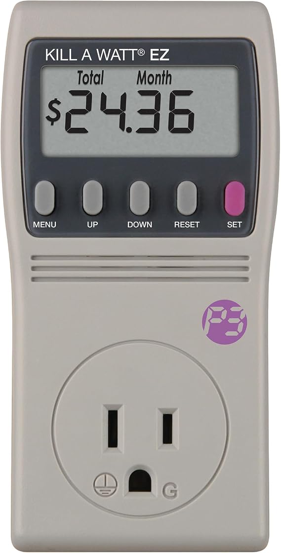 P3 International P4460 Kill A Watt EZ Electricity Usage Monitor, grey (10-Pack)