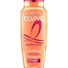 L'Oréal Paris Elvive Repair Shampoo for Long and Straight Hair Regenerated and Long Hair without Double Tips Enriched with Keratin and Castor Oil 700 ml