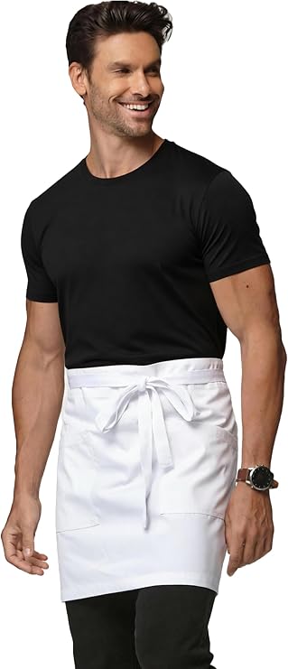 Waist Apron for Men Server Bistro Half 4251BY