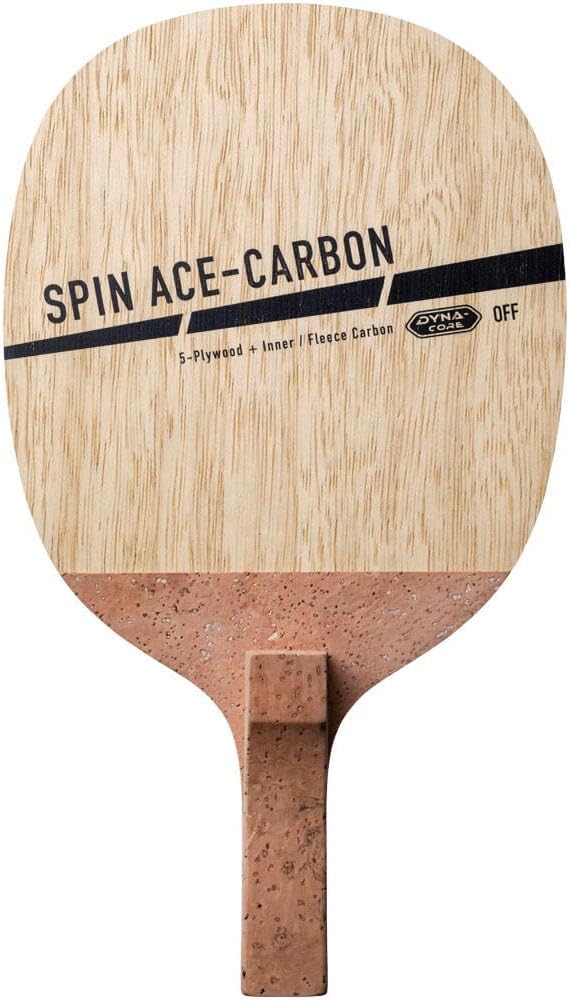 Victoras 300022 Spin ACE-Carbon Table Tennis Racket for Attacks, Reverse Type
