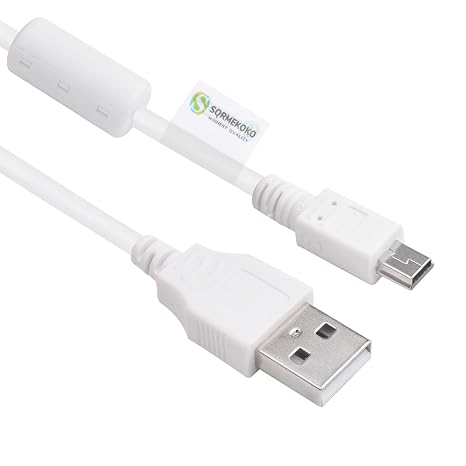 Replacement IFC-400PCU Canon Camera USB Cable Compatible with Canon PowerShot EOS DSLR Cameras & Camcorders (White/4FT)
