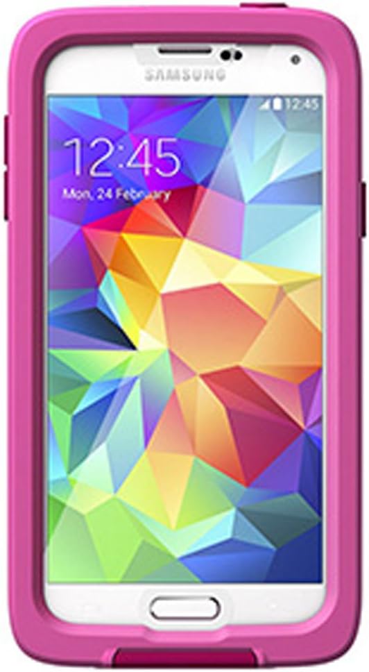 Lifeproof FRE Case for Galaxy S5 - Retail Packaging - Magenta/Clear/Dark Magenta