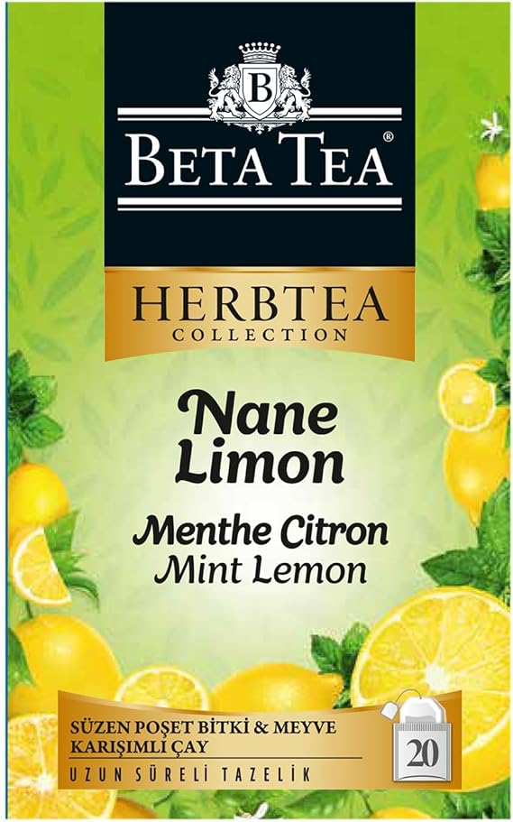 Beta Tea Nane Limon Çayı 20 Adet - Beta Herbtea Collection