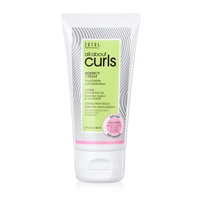 ALL ABOUT CURLS Bouncy Cream | For Curly Hair Styling | Moisturize, Define & Enhance Texture | Reduce Frizz & Boost Shine | Soft Definition | Vegan & Cruelty Free | Sulfate & Paraben Free