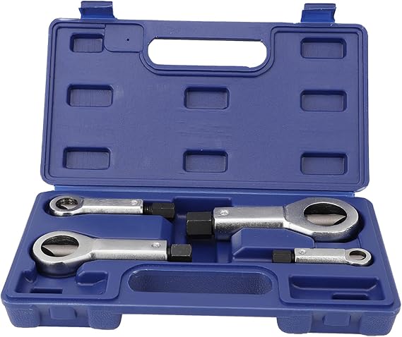 Nut Splitter,Specialty Tools,Bolt Cutter,4Pcs Nut Splitter Tools 9-27mm, Hardened Steel Blades, High Hardness,Nut Cracker Remover Extractor Tool