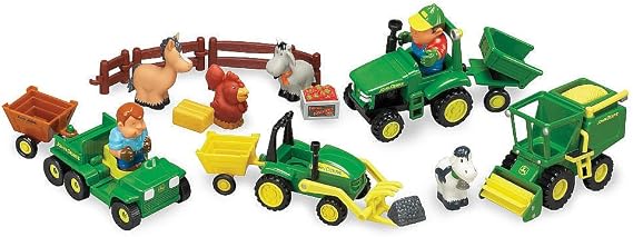 John Deere 34984 Fun On The Farm Playset, 20 Pieces (Pack of 2)