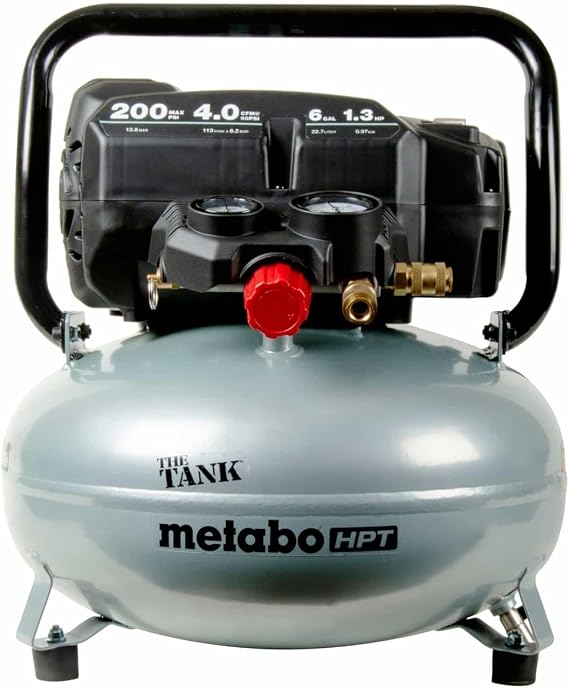 Metabo HPT Portable Pancake Air Compressor, 6 Gallon 200 PSI, EC914S