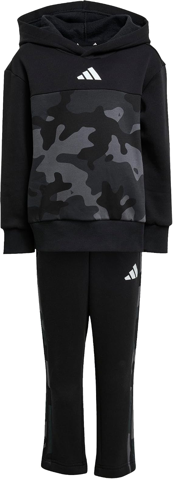 adidas Seasonal Essentials Little Kids Camo Fleece Jogger Set