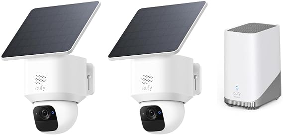 Anker Eufy Security SoloCam E30 Outdoor Camera x 2 + HomeBase Set