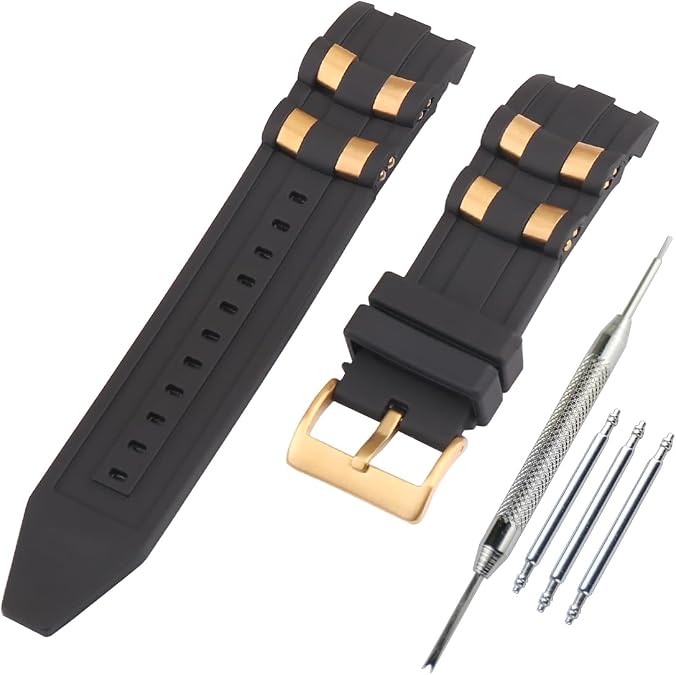 26mm Men's rubber Watch strap accessory Replacement Fit for Invicta Pro Diver 17878 17877 17879 18019 6977 6979 22311 18038 22797 6981 6983 6985 6995 Outdoor Sports Silicone watch bands wristband bracelet