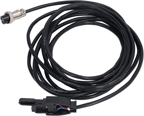 Tig Torch Finger Control Switch with 4. Wire Line and GX16-2 2 Pin Aviation Plug, Ergonomic Trigger Replacement for TIG Welding Torches