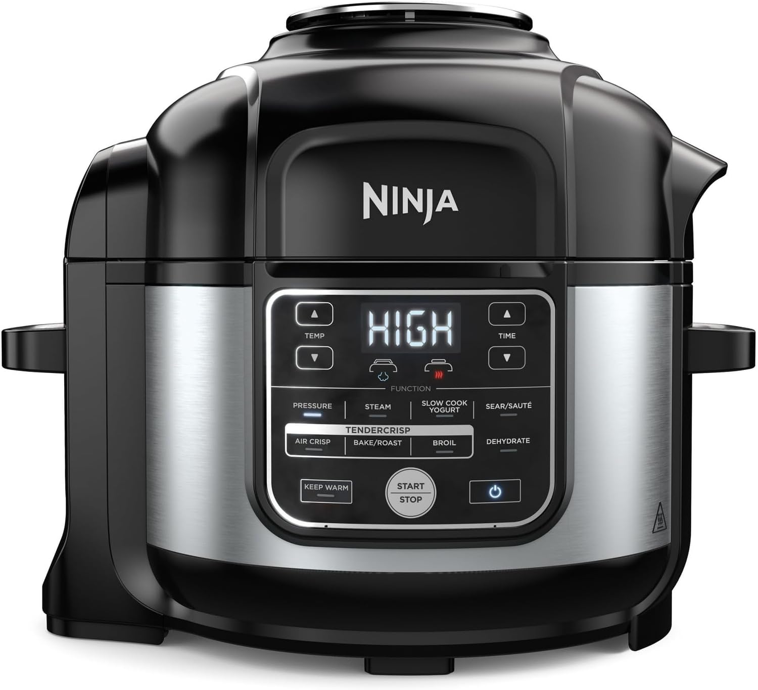 Ninja Foodi 10 in 1, 6.5 Quart Pro Pressure Cooker Air Fryer Multicooker – Fast & Precise Heating, Perfect for Family Dinners, Stainless Steel - Model OS300