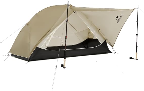 Naturehike Mongar Upgraded 1/2/3 Person Backpacking Tent,Waterproof Lightweight Camping Tent with Footprint