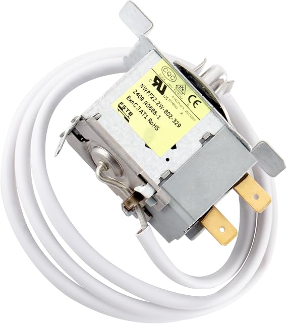OEM 5304522330 4961212 Refrigerator Temperature Control Thermostat Compatible with Frigidaire and White-Westinghouse Refrigerator, Replacement Part AP6976293 PS12731508 EAP12731508 PD00064283
