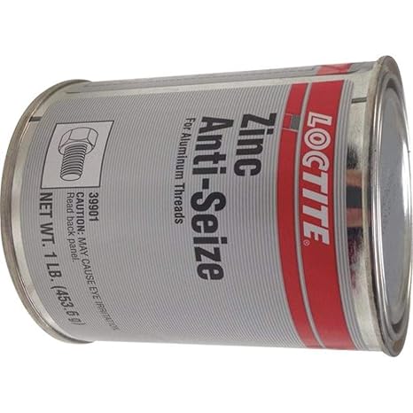 Loctite 39901 233507 Zinc Anti-Seize Can, 16 oz. (Pack of 12)