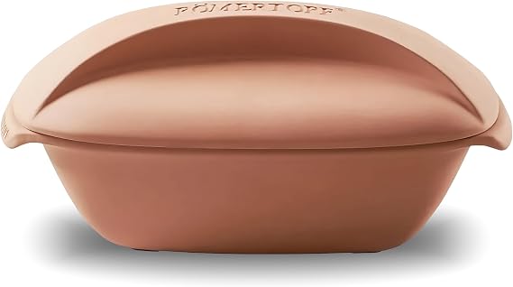 Romertopf Culinario Clay Roaster | Non-Stick Dutch Oven | Healthy Pot Cooking | Clay Baker | Versatile Cooking Vessel - 3.2 Quart (3 Liters) For Up To 4 People - Terracotta