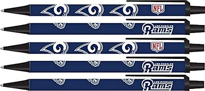 NFL 5-Pack Retractable Click Pens- Great Stocking Suffers and Party Favors