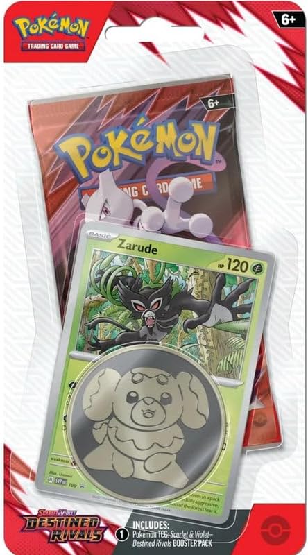 Pokemon TCG: Scarlet & Violet - Destined Rivals Checklane Blister - Zarude