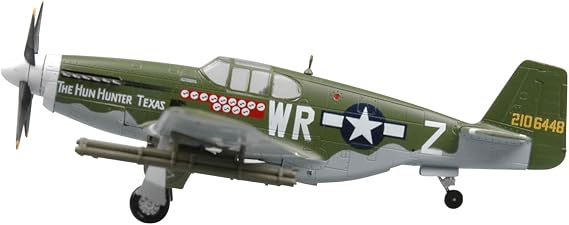Easy Model 36357 1:72-P-51 B/C Mustang-Flown by 1st Lieutenant Pre Built Model, Various