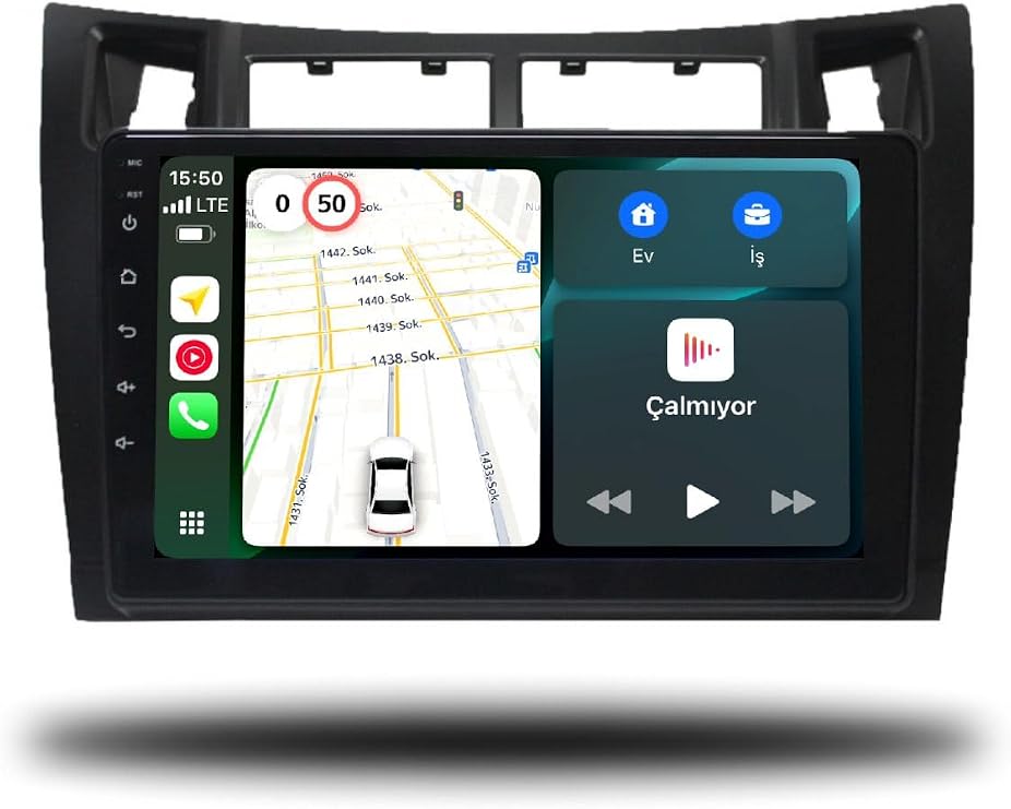 MarTechno Android Multimedya 4GB RAM 64GB Hafıza Toyota Yaris 2007-2011 ile uyumlu