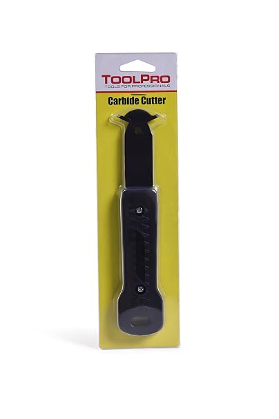ToolPro Carbide Scoring Knife with Reversible Blade - Heavy-Duty Cutter for Drywall, Cement Board, Tile, and Laminate, Precision Scoring Tool