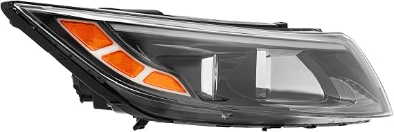 Headlight for Kia Optima 2014-2015, Halogen Headlamp Assembly Front Replacement Light W/O LED DRL Passenger Side (Right)
