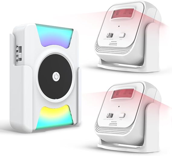DAYTECH Indoor Motion Sensor Alarm 2 Motion Detector and 1Receiver