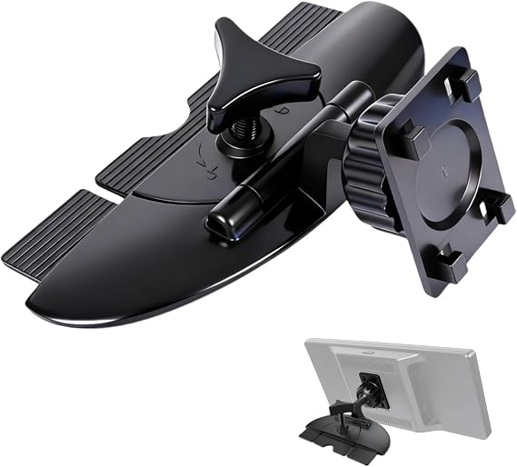 Portable Car GPS Mount, 17.2mm Ball Adapter CD Slot for Phone Holder, Magnetic Mount, Compatible with 7-10.26 inch Monitors, Adjustable Telescopic