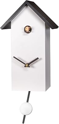 Engstler Modern Quartz Cuckoo Clock with Cuckoo Call
