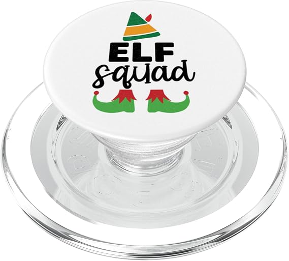 Elf Squad Funny Family Matching Couples Holiday Christmas PopSockets MagSafe PopGrip for iPhone