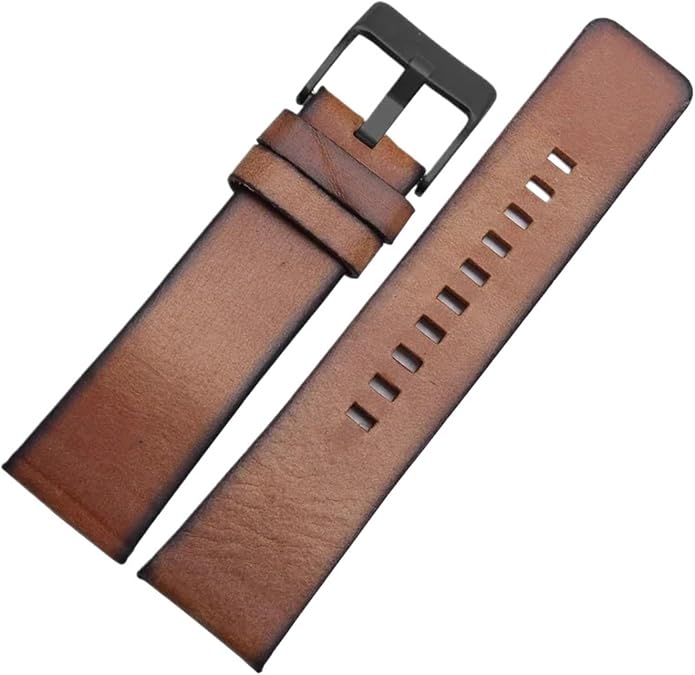 Authentic Leather Strap Compatible With DZ 1399 DZ4280 DZ4290 22mm 24mm 28mm Diesel Watch Strap