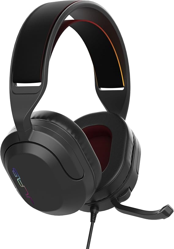 JLab Nightfall Over Ear Wired Gaming Headset - 3.5mm Jack with Microphone