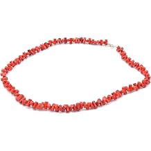 Choker Model Doğal Dal Kırmızı Mercan Kolye