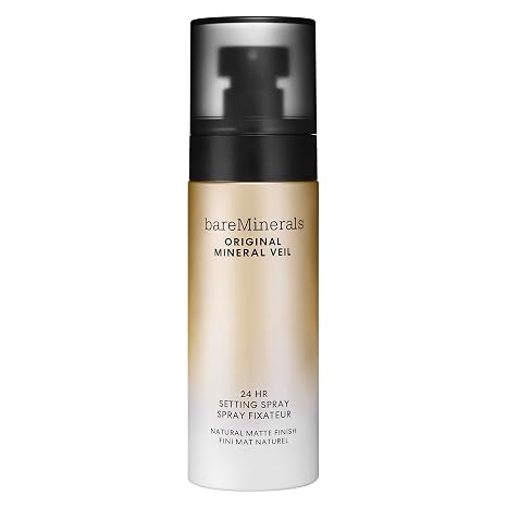 bareMinerals Original Mineral Veil Matte Setting Spray, 3.4 Fl Oz