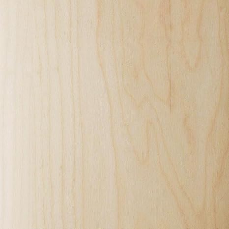 Edge Supply Maple 24 x 48-inch, 3M Peel and Stick Wood Veneer Sheet Self-Adhesive Wood Veneer, A Grade, Smooth-Finished Versatile for Furniture Restoration, Cabinetry & DIY Use