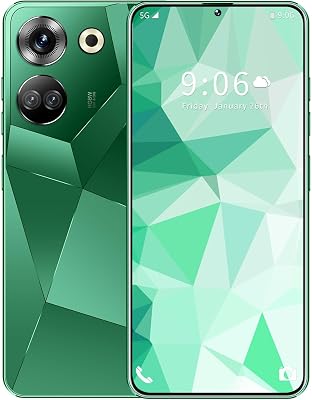 A14 ProMax Unlocked Cell Phones Android 13 Smart Phone with Dynamic Island 8GB256GB Mobile Phones 6.8 FHD Screen 50MP24MP6800 mAhDual SIMFace IDSnapdragon 8cen2, White