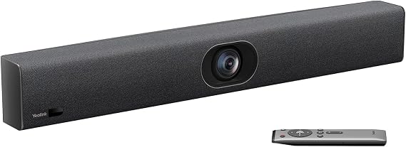 Yealink UVC40 E2 4K All-in-One USB Video Conference Camera, Teams & Zoom | 120 Wide-Angle Lens, Built-in 8 Microphone Array, 5W High-Fidelity Speaker, Auto Framing, Speaker Tracking Webcam for Office
