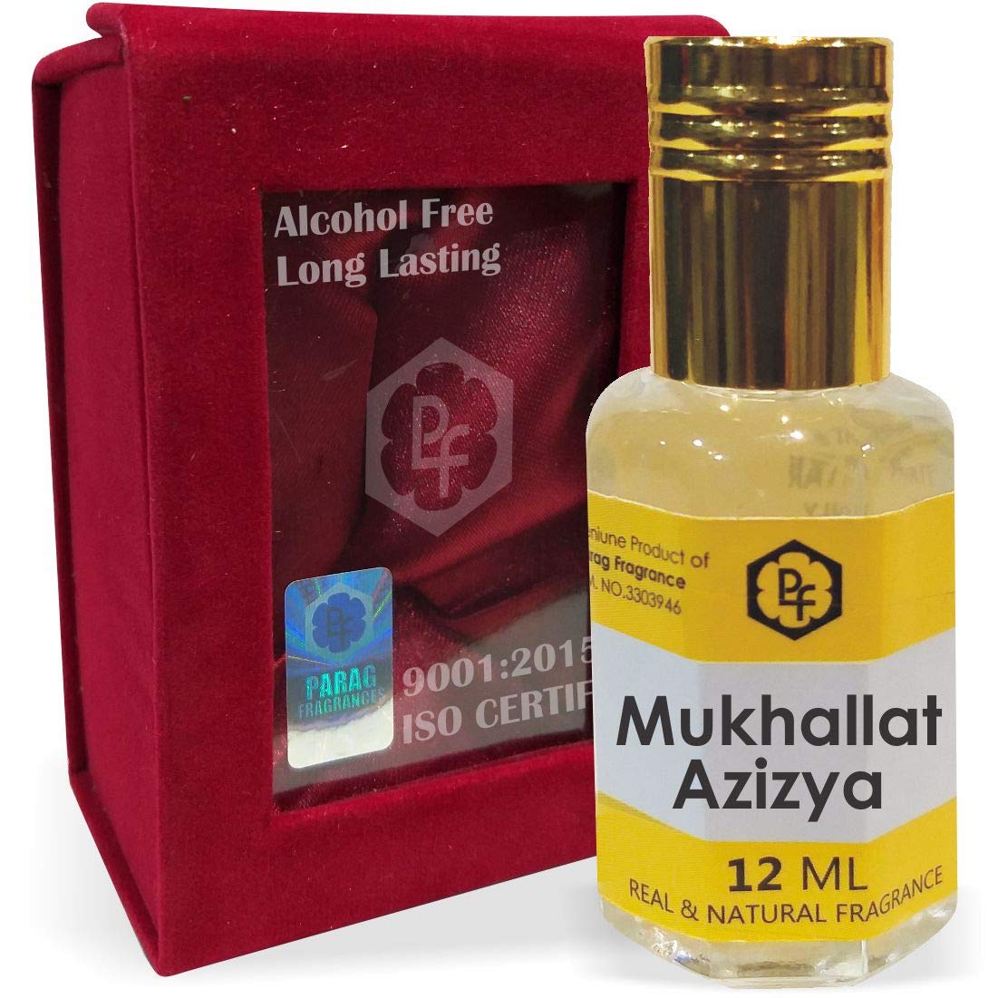 Parag Fragrances Mukhallat Azizya Attar 12ml With Precious Gift Pack|Best Attar For Man|Long Lasting Attar|Ittar|Attar|Perfume|Fragrance Oil|Gift For Man Also Available in 25ml/100ml/500ml