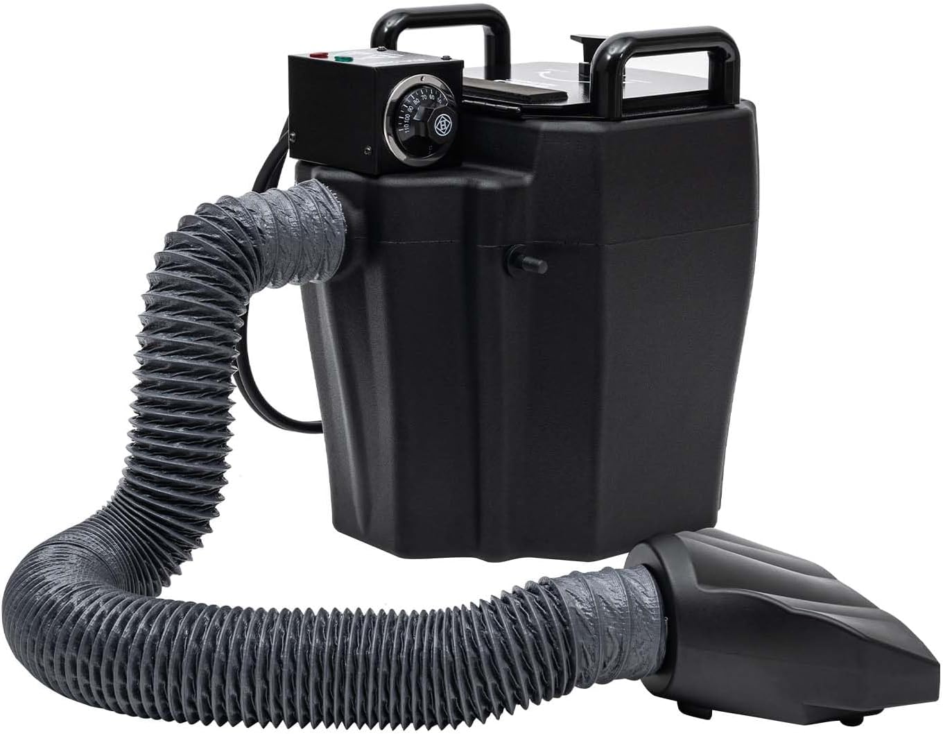 3500W Dry Ice Fog Machine Low Lying Smoke Fog Machine with Tube and Large Nozzle Dry Ice Effect Fogger Machine for Halloween Festival Wedding DJ Clubs Parties Black