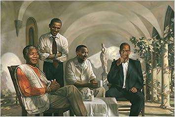 THE PIONEERS POSTER - Mandela - Malcolm X - Obama - Martin Luther King - MLK - Image: 12x18