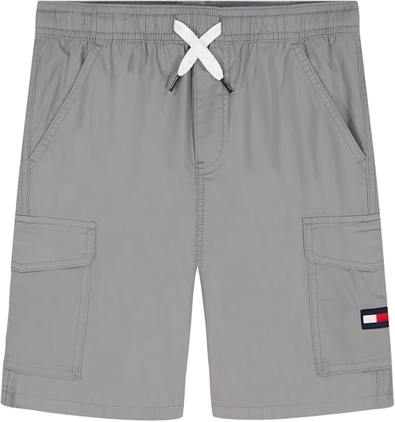 Tommy Hilfiger Boys' Pull-on Cargo Short, Drawstring Closure