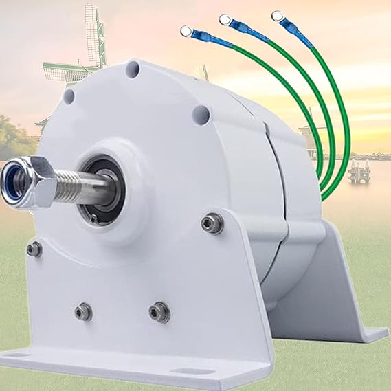 8000W,9000W,10000,12000W 3 Phase Permanent Alternator, Permanent Magnet Electric Motor Generator DIY AC Alternator Permanent Magnet Motor,12V-10000